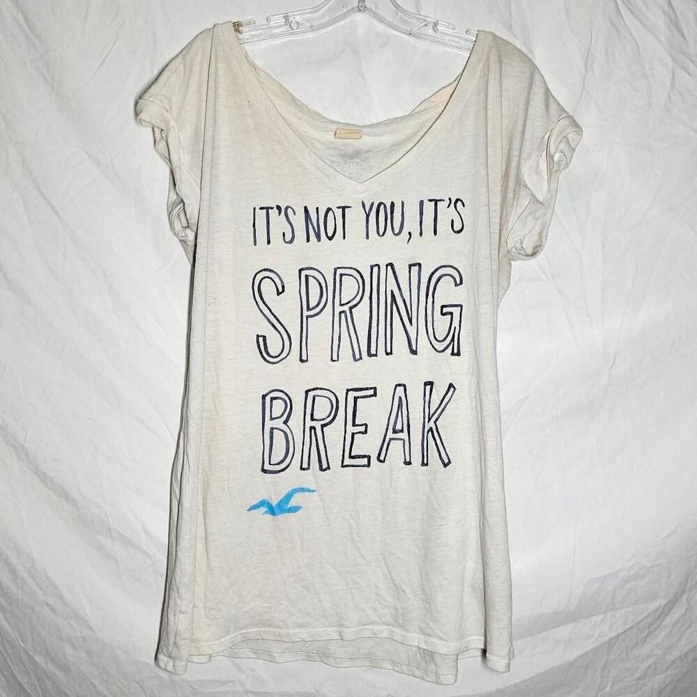 Y2k 2010s style hollister spring break slouchy long tee